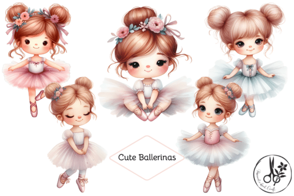 Bringing Grace to Your Crafts with High-Quality Digital Ballerina Art