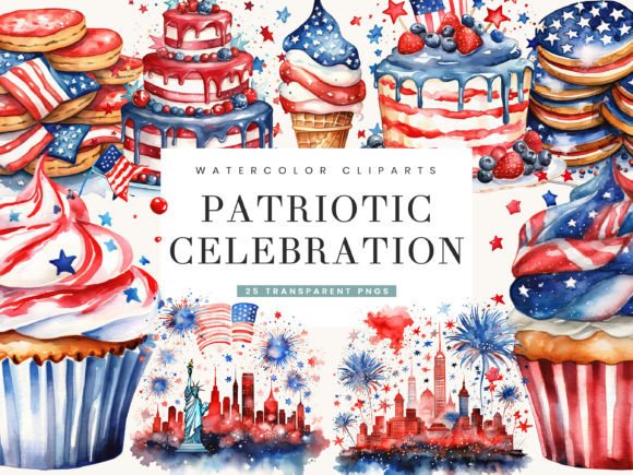 Elevate Your 4th of July Designs with Patriotic Clipart