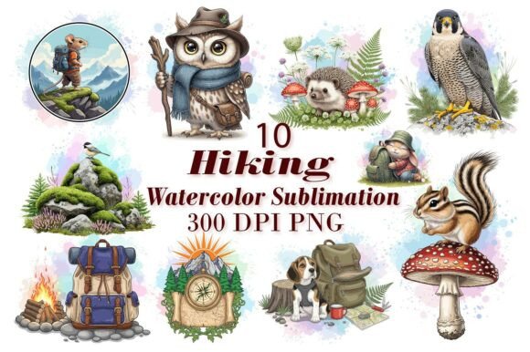 Forest Friends Watercolor Sublimation Guide