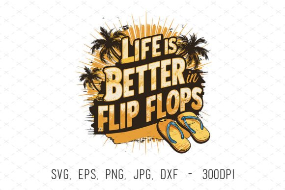 Funny Retro Beach Quote SVG & PNG