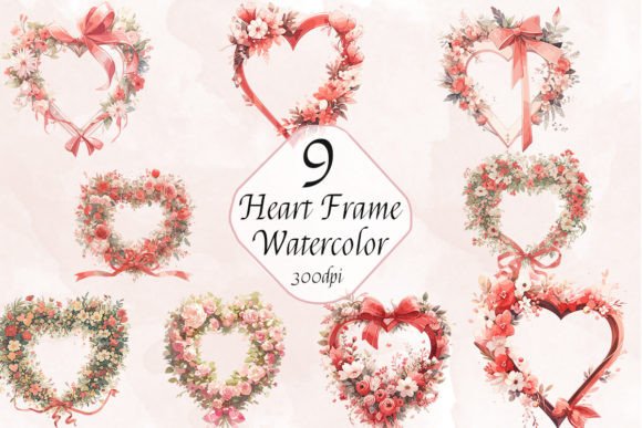 Understanding Watercolor Floral Heart Frame Clipart for Creative Projects