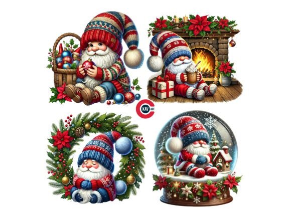 Unleashing Holiday Creativity with High-Resolution Gnome Christmas Fun Clipart