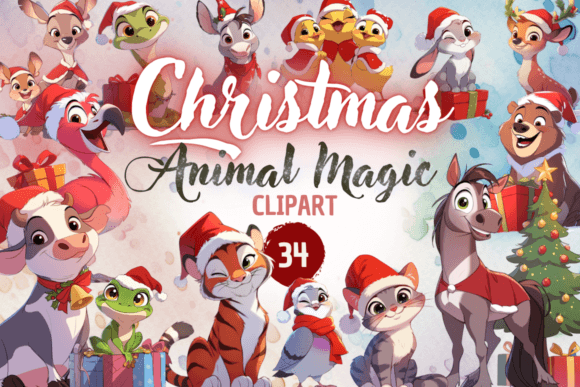 Unlocking the Potential of Christmas Animal Magic Clipart for Professional Holiday Designs